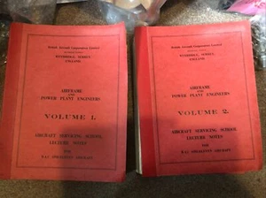 Gebrauchte BAC 1-11 Airframe & Powerplant Engineer’s Lecture Notes Vols 1 & 2 BUA - Bild 1 von 24