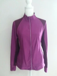 Lucy Tech Trainingsjacke Damen Lila! Gr. M Daumenlöcher Full Zipp Strech - Bild 1 von 7