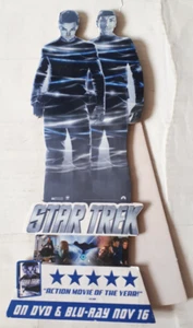 STAR TREK 2009 COUNTER TOP STANDEE Video SHOP ORIGINAL DVD VHS 25x9.5cm - Picture 1 of 9