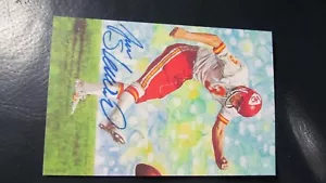 Jan Stenerud signed Goal Line Art signed Pro Football Hall of Fame - Picture 1 of 2