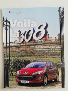 Clipping Ritaglio Articolo 2007 PEUGEOT 308 Carattere Forte e Protettivo - Picture 1 of 4