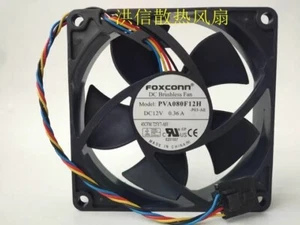1 PCS FOXCONN fan PVA080F12H 12V 0.36A OptiPlex990 725Y7 80*80*20MM 4wire - Picture 1 of 3