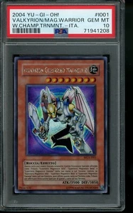 2004 Yugioh Valkyrion The Magna Warrior WC4-I001 PSA 10 Gem Population 1 of 1 - Picture 1 of 5