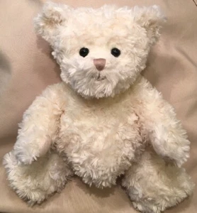 12 Zoll Bukowski Design weißer Teddybär Plüschtier Stofftier Schweden weiches Luxusspielzeug - Bild 1 von 6