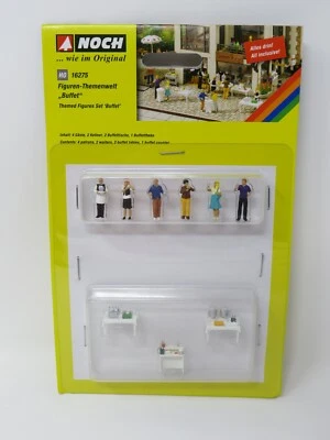 Still HO 16275 Buffet Fiesta Evento Personas Servidores Mesas de Bebida Conjunto de Figuras Foto 1 de 2