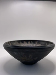 SKYLES Signed Vintage Studio Pottery Ceramic Floral Bowl/Vase 5 1/4”D - Picture 1 of 6