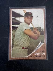 1962 TOPPS BASEBALL SET-BREAK #106 CARL SAWATSKI - Picture 1 of 2