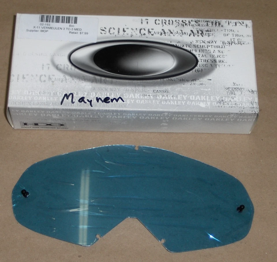 LENTE ÚNICA AZUL OAKLEY MAYHEM # 02-193 NUEVO DE STOCK Foto 1 de 1