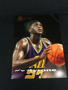 1993-94 TSC TOPPS STADIUM CLUB #44 TYRONE CORBIN JAZZ TEST FEHLER VARIATION  - Bild 1 von 2
