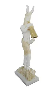 Pan, Panas con flauta escultura alabastro Gran estatua antigua - Imagen 1 de 4