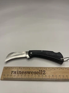 VINTAGE BUCK WORK-MAN FOLDING KNIFE 811 USA HAWK BILL 1988 RARE UTILITY Mint - Picture 1 of 10