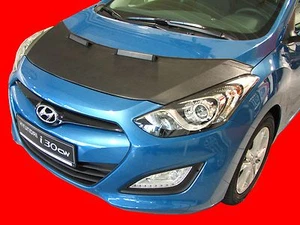 CAR HOOD BONNET BRA fit Hyundai i30 GD 2011-2015 NOSE FRONT END MASK TUNING - Imagen 1 de 2