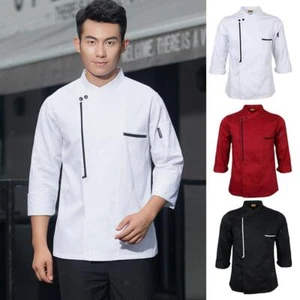 Men’s Women’s Chef Apparel Vintage Long Sleeve Chefs - Picture 1 of 64