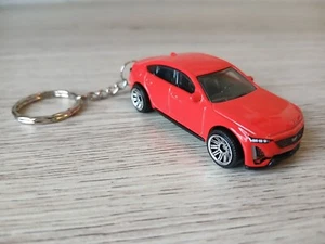 Cadillac CT5-V Blackwing Custom Keychain 1:64 Diecast Car Keyring Red Sports - Picture 1 of 6