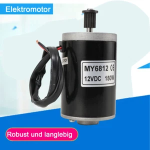 12V 150W Elektromotor MY6812 E-Scooter Elektroroller Elektro Motor 0,52 Nm DE - Bild 1 von 12