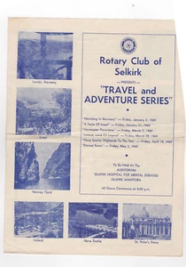 ROTARY CLUB SELKIRK MANITOBA Proplete kündigt Winterprogramm an. 1969 - Bild 1 von 2