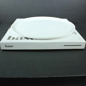 SERAX WHITE PORCELAIN BASE DINNER PLATES BY PIET BOON, SET OF 4 NEW IN OPEN BOX - Picture 1 of 8