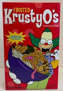 THE SIMPSONS Frosted Krusty O's Multi-Grain Cereal - Sealed Ungeöffnete Box 2007 - Bild 1 von 8