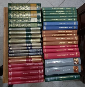 Fabbri Editori, Lotto 36 libri di letture classiche (letteratura italiana) - Foto 1 di 6