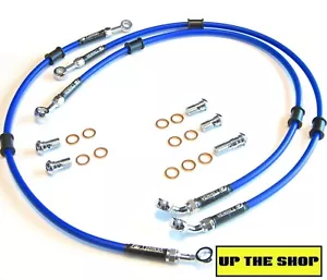 SUZUKI GSX-R750 Y-K3 2000-03 VENHILL F&R s/steel braided brake line set Race - Picture 1 of 3