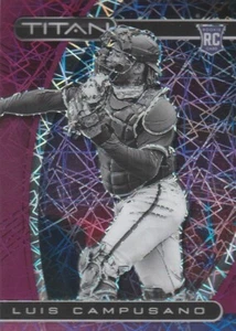 2021 Panini Chronicles TITAN Luis Campusano Purple Velocity Prizm RC #18 - Picture 1 of 2