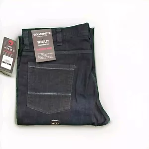 Wolverine FR Traditional fit Stretch Denim Rinse Wash Bleu - Picture 1 of 4