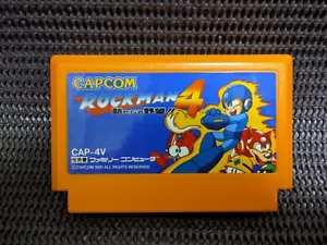 RockMan 4 / Mega Man (Nintendo Famicom FC NES 1991) CAPCOM Japanese - Picture 1 of 4