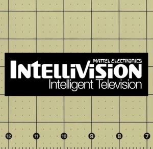 IMÁN LOGO INTELLIVISION COLECCIONABLE PERSONALIZADO (51/8"x11/2") - Imagen 1 de 1