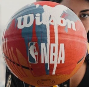 NBA Kit Wilson basket disegnato da Muhammad Umrani RARO ARTE - Foto 1 di 2