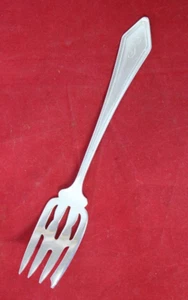 Dixie by Manchester 5-7/8" Desert Fork (1910) "S" Monogram ~21g - Picture 1 of 13