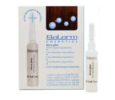 Salerm Cosmetics Kera Plus Hair Keratin Treatment - box of 4 vials (0.44oz ea)