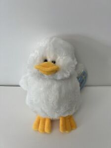 GANZ - Retired Webkinz Duck with Code ~ HM148 White with Yellow Features