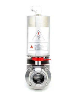 QiiMii 1,5" Sanitär Tri Clamp Sanitär Pneumatischer Antrieb Einfachwirkend Stai... - Bild 1 von 4
