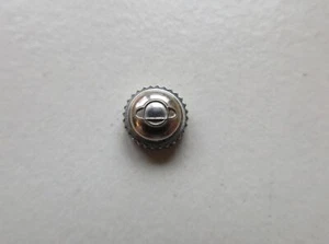 Enicar Swiss S/S watch crown ø 5.55 mm H 3.05 mm domed, stem thread 0.9 mm - Picture 1 of 4
