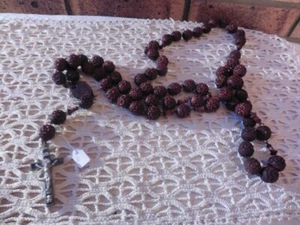 ALTER GROSSER KRANZ AUS HOLZ RELIGION ANDACHT CHRISTLICHE PILGERFAHRT "7" - Bild 1 von 5