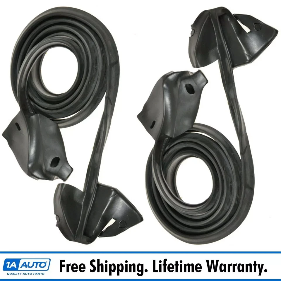 Par de sellos de puerta de techo rígido convertible y de 2 puertas para Buick Cadillac Chevy Pontiac Old Foto 1 de 1