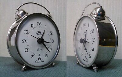 Sveglia ARGENTO 925 - Stile VINTAGE – Nuova – SILVER 925 Clock • 99€