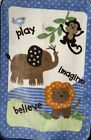 Garanimals Play Imagine Believe Elephant Lion Plush Baby Blanket Monkey Jungle
