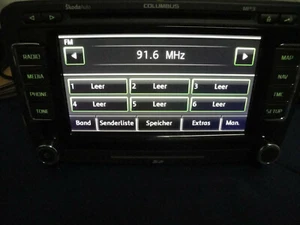 Skoda Columbus Navigationssystem 3T0035680E Karte V17 Westeuropa - Bild 1 von 2