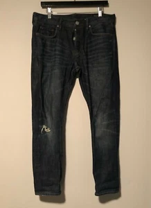 AllSaints Herren Cigarette Skinny Jeans, Washed Indigo Blue, 30 x 28, gebraucht - Bild 1 von 4