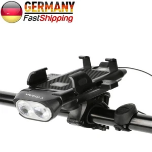 4-in-1 LED Fahrrad Handyhalterung Lade Fahrradhalterung Handyhalterung IPX4 - Bild 1 von 13