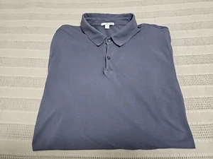Standard JAMES PERSE Paynes Gray Lightweight Athleisure S/S Polo/Golf Shirt SZ 2 - Picture 1 of 11