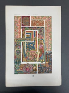 Racinet, L' Ornement Policromado, Arte Decorativo, Edad Moyen #2 - Imagen 1 de 1