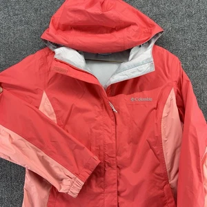 Columbia Damen MEDIUM Arcadia Omni TechRain Jacke Windbreaker Pink Coral - Bild 1 von 17