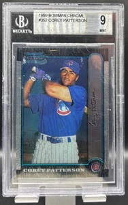 Bowman 1999 cromo #352 Corey Patterson novato radiocontrol Chicago Cubs BGS 9 como nuevo - Imagen 1 de 2