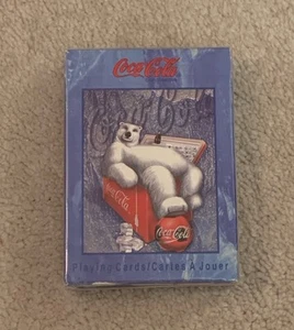 Vintage Coca-Cola Polar Bear Deck Of Bicycle Playing Cards *Brand New, Sealed* - Picture 1 of 5