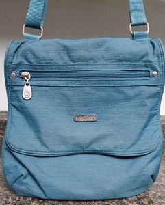 Baggallini blau mehrere Taschen Crossbody Schultertasche Handtasche-10x10x2 - Bild 1 von 10