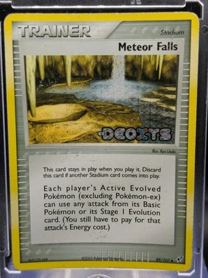 Meteor Falls 89/107 Holo Rare MHP Stamped Pokemon Card - Image 1 of 2