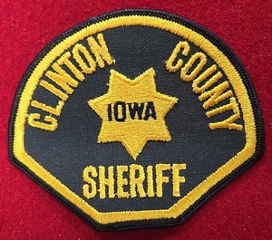 Clinton County Iowa Sheriff Polizei Patch - Bild 1 von 2