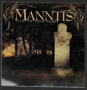 Manntis Sleep In Your Grave 4 x 4 inch original promo sticker 2005 - Picture 1 of 2